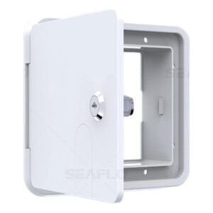 ESCOTILHA RET BRANCA COM CHAVE EM ABS 193X164X148X119 BRANCA SEAFLO