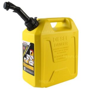Tanque Galão De Diesel 10 Litros /2.6 Galões Amarelo C/ Bico