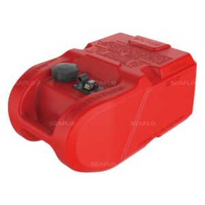 Tanque Combustivel Vermelho 24 Litros Motor De Polpa Seaflo